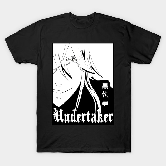 Black Butler Undertaker T-Shirt by ARIXD